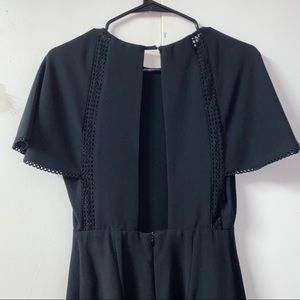 ZARA Black Romper Dress (Backless)